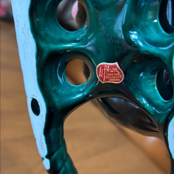 Lefton Holly Sleigh with ornaments and Ty Plush snowman (shivers) - Picture 9 of 10